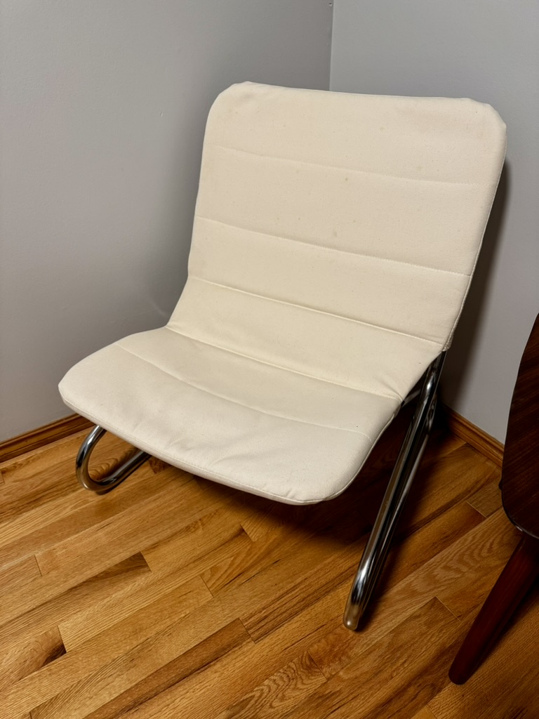 Vintage IKEA Gemet Chrome Lounge Chairs, Pair, view 3
