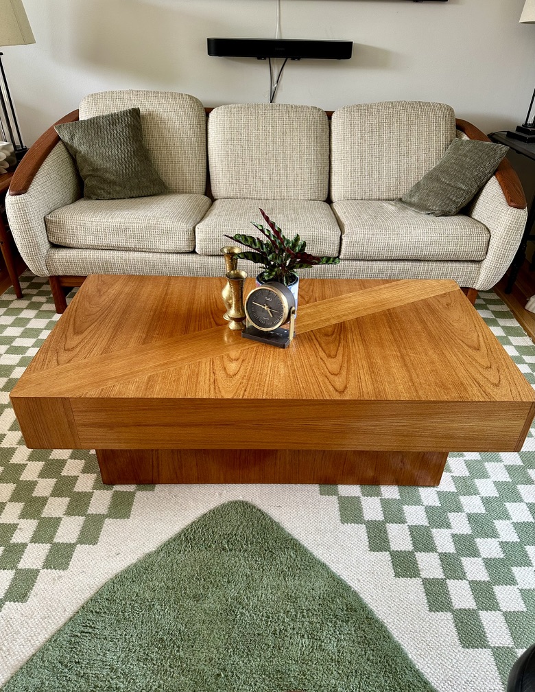 RS Associates Teak Coffee Table, view 2