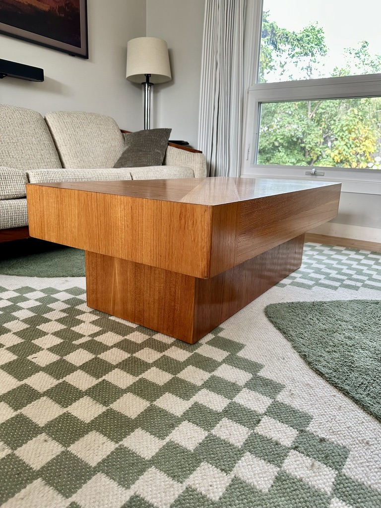 RS Associates Teak Coffee Table, view 3