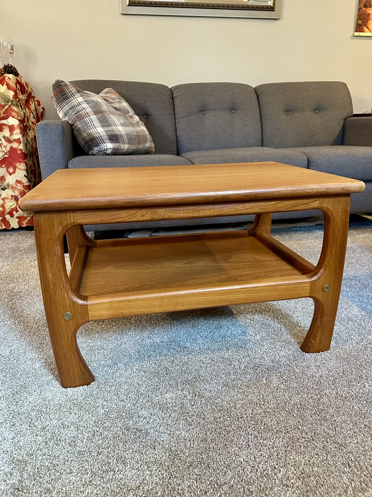 Danish Modern Teak Coffee and End Table Set, view 4